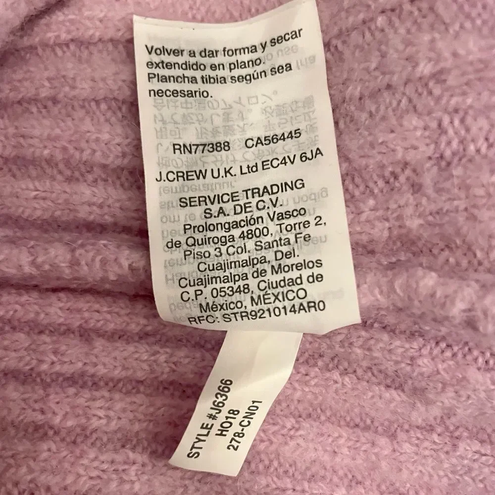 J. Crew Point Sur mock neck sweater in supersoft yarn. Size XS.